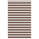 Vidaxl Zebra Rouleau aveugle 145x230 cm Largeur de tissu 140,9 cm Brun polyester