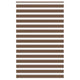 Vidaxl Zebra Rouleau aveugle 150x230 cm Largeur de tissu 145,9 cm Brun polyester