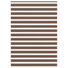 Vidaxl Zebra Rouleau aveugle 155x230 cm Largeur de tissu 150,9 cm Brown en polyester