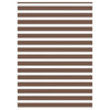 Vidaxl Zebra Rouleau aveugle 160x230 cm Largeur de tissu 155,9 cm Brun polyester
