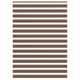 Vidaxl Zebra Rouleau aveugle 165x230 cm Largeur de tissu 160,9 cm Brun polyester