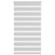 Vidaxl Zebra Rouleau aveugle 70x100 cm Largeur de poussière 65,9 cm Gris clair