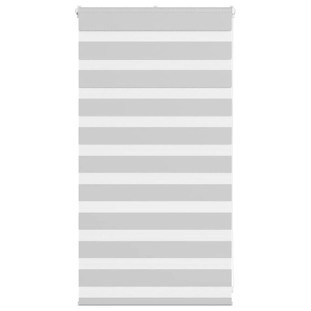 Vidaxl Zebra Rouleau aveugle 75x100 cm Largeur de tissu 70,9 cm gris clair