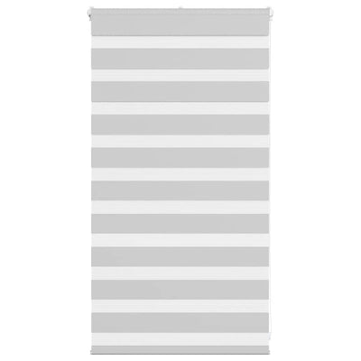 Vidaxl Zebra Rouleau aveugle 75x100 cm Largeur de tissu 70,9 cm gris clair