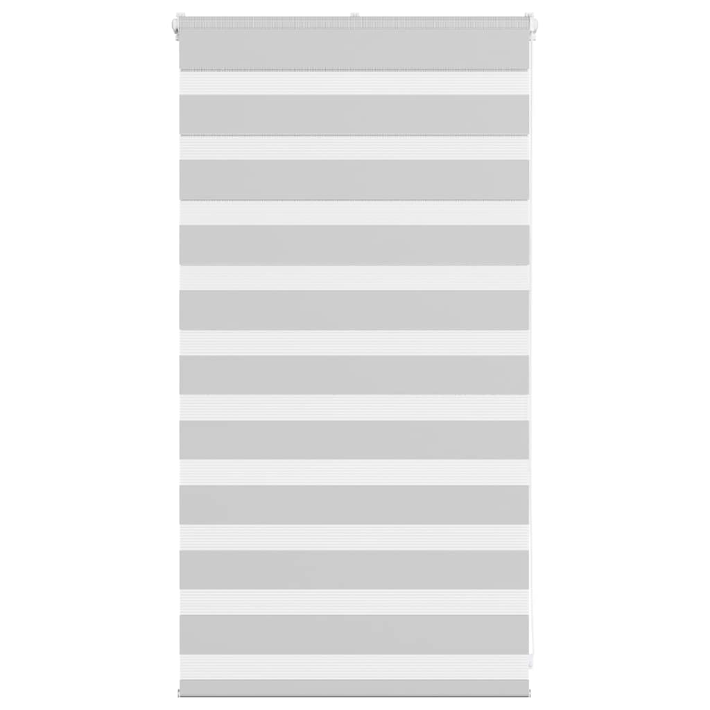 Vidaxl Zebra Rouleau aveugle 90x100 cm Largeur de tissu 85,9 cm Gris clair