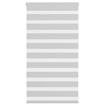 Vidaxl Zebra Rouleau aveugle 90x100 cm Largeur de tissu 85,9 cm Gris clair