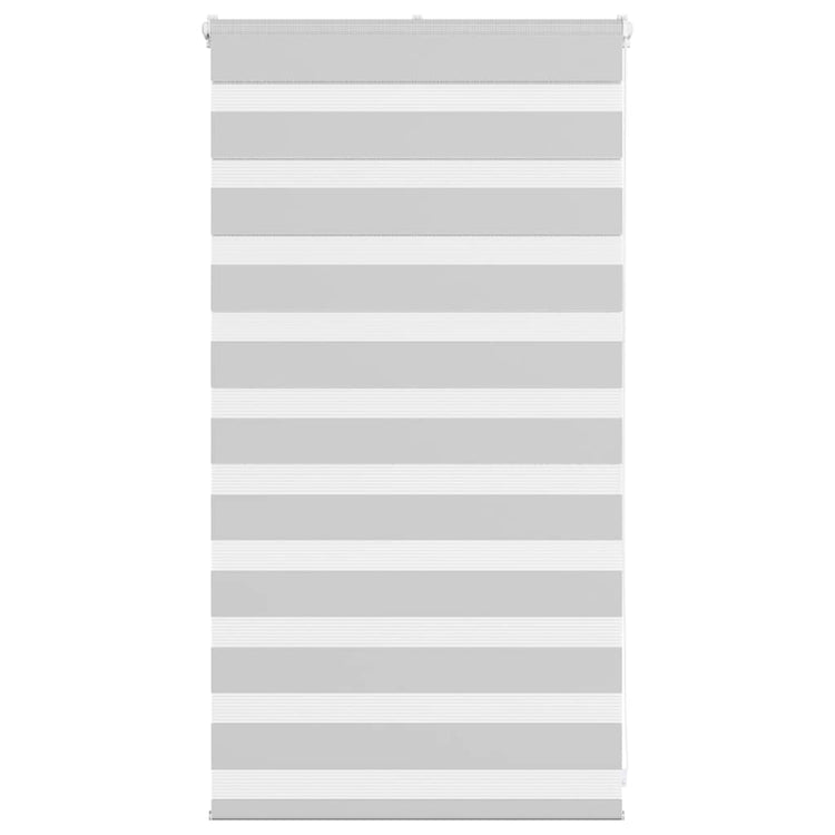 Vidaxl Zebra Rouleau aveugle 90x100 cm Largeur de tissu 85,9 cm Gris clair