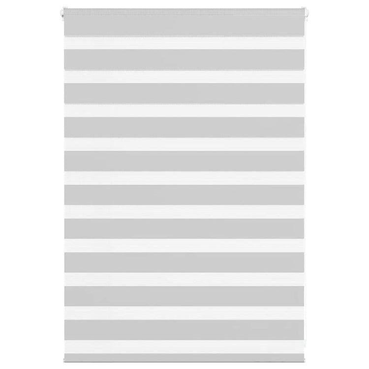 Vidaxl Zebra Rouleau aveugle 95x100 cm Largeur de tissu 90,9 cm Gris clair