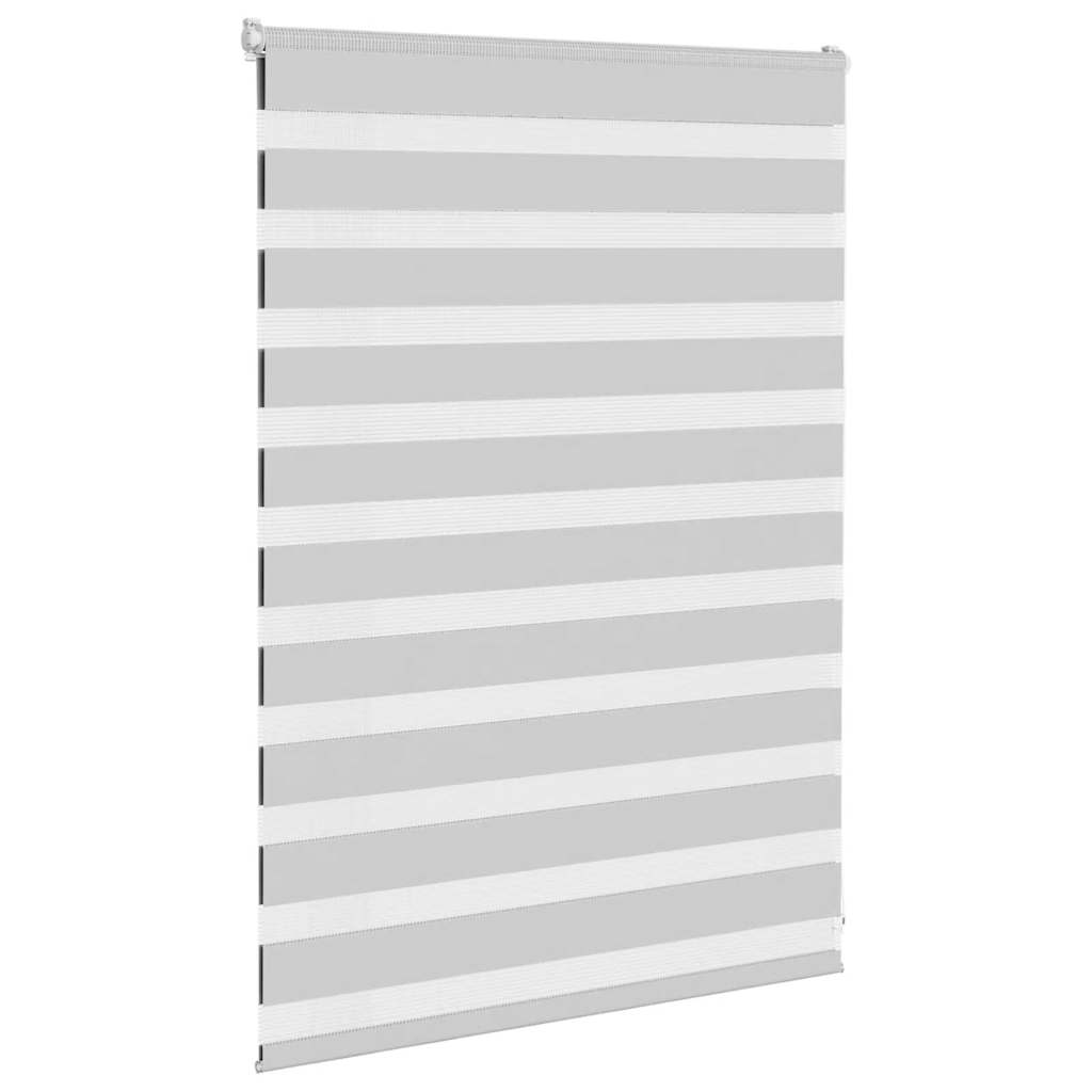 Vidaxl Zebra Rouleau aveugle 95x100 cm Largeur de tissu 90,9 cm Gris clair