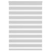 Vidaxl Zebra Rouleau aveugle 105x100 cm Largeur de tissu 100,9 cm gris clair