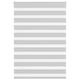 Vidaxl Zebra Rouleau aveugle 110x100 cm Largeur de tissu 105,9 cm Gris clair