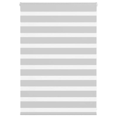 Vidaxl Zebra Rouleau aveugle 115x100 cm Largeur de tissu 110,9 cm Gris clair