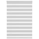 Vidaxl Zebra Rouleau aveugle 115x100 cm Largeur de tissu 110,9 cm Gris clair