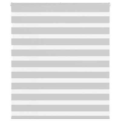Vidaxl Zebra Rouleau aveugle 120x100 cm Largeur de tissu 115,9 cm Gris clair
