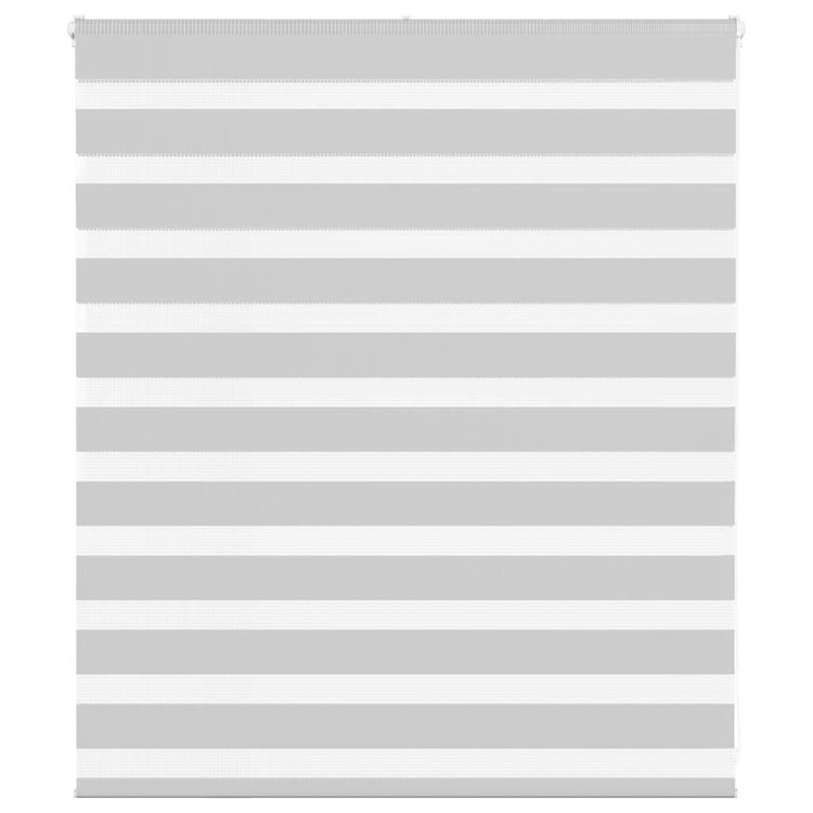 Vidaxl Zebra Rouleau aveugle 120x100 cm Largeur de tissu 115,9 cm Gris clair