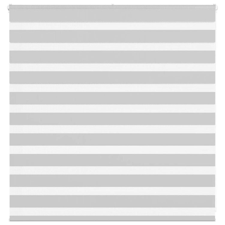Vidaxl Zebra Rouleau aveugle 140x100 cm Largeur de poussière 135,9 cm Gris clair