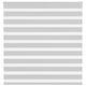Vidaxl Zebra Rouleau aveugle 150x100 cm Largeur de poussière 145,9 cm Gris clair