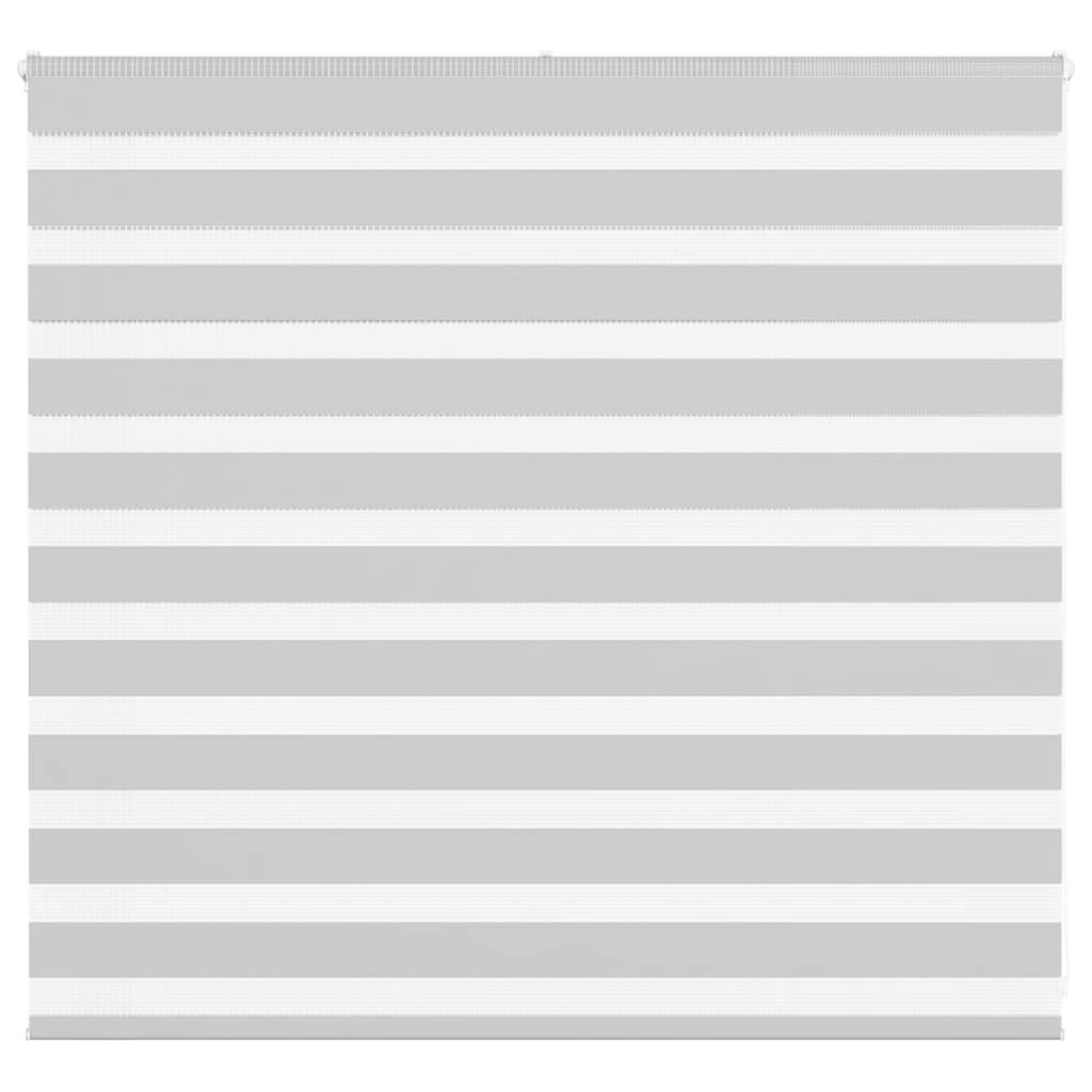 Vidaxl Zebra Rouleau aveugle 155x100 cm Largeur de tissu 150,9 cm gris clair