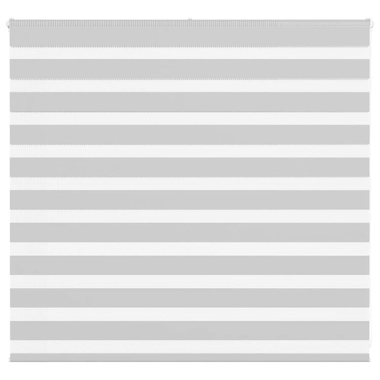 Vidaxl Zebra Rouleau aveugle 155x100 cm Largeur de tissu 150,9 cm gris clair