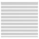 Vidaxl Zebra Rouleau aveugle 155x100 cm Largeur de tissu 150,9 cm gris clair
