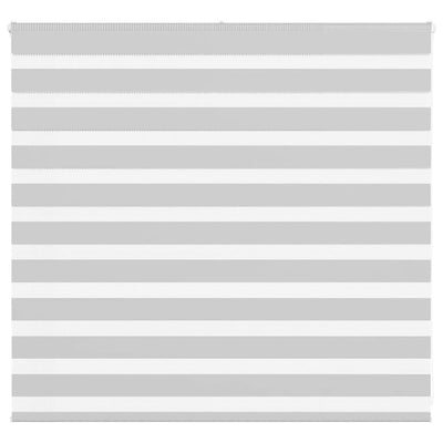 Vidaxl Zebra Rouleau aveugle 165x100 cm Largeur de tissu 160,9 cm Gris clair