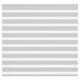 Vidaxl Zebra Rouleau aveugle 165x100 cm Largeur de tissu 160,9 cm Gris clair