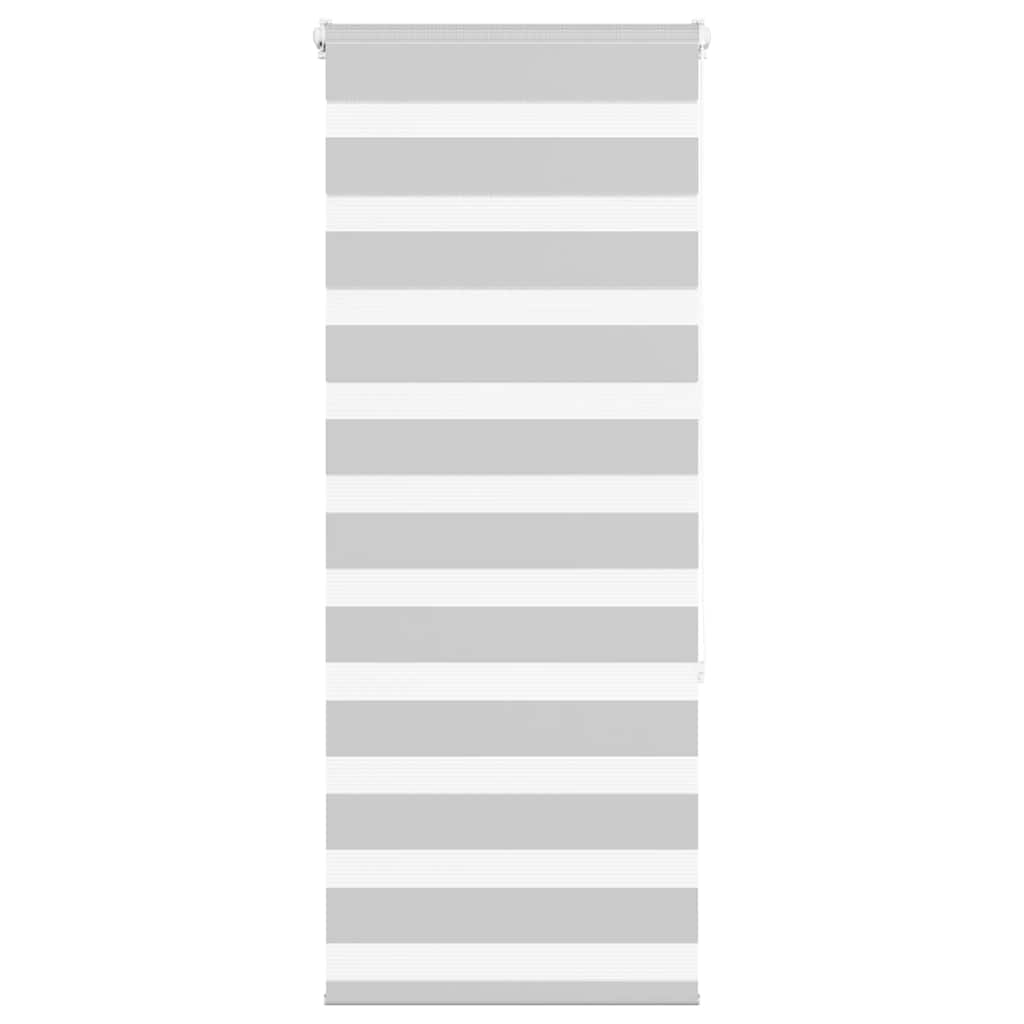 Vidaxl Zebra Rouleau aveugle 55x150 cm Largeur de tissu 50,9 cm gris clair