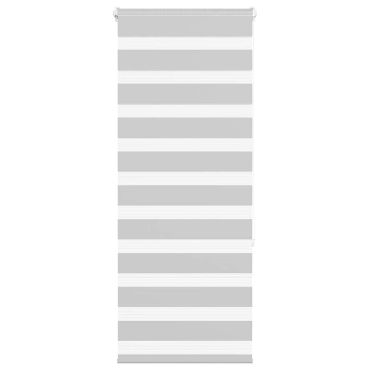 Vidaxl Zebra Rouleau aveugle 65x150 cm Largeur de tissu 60,9 cm Gris clair