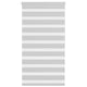 Vidaxl Zebra Rouleau aveugle 70x150 cm Largeur de poussière 65,9 cm Gris clair