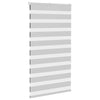 Vidaxl Zebra Rouleau aveugle 75x150 cm Largeur de tissu 70,9 cm Gris clair