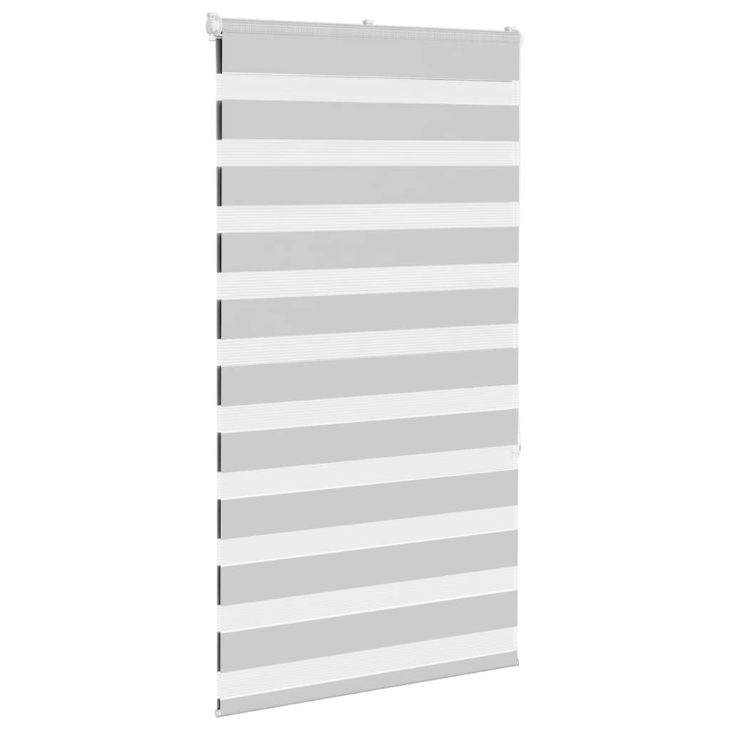 Vidaxl Zebra Rouleau aveugle 75x150 cm Largeur de tissu 70,9 cm Gris clair
