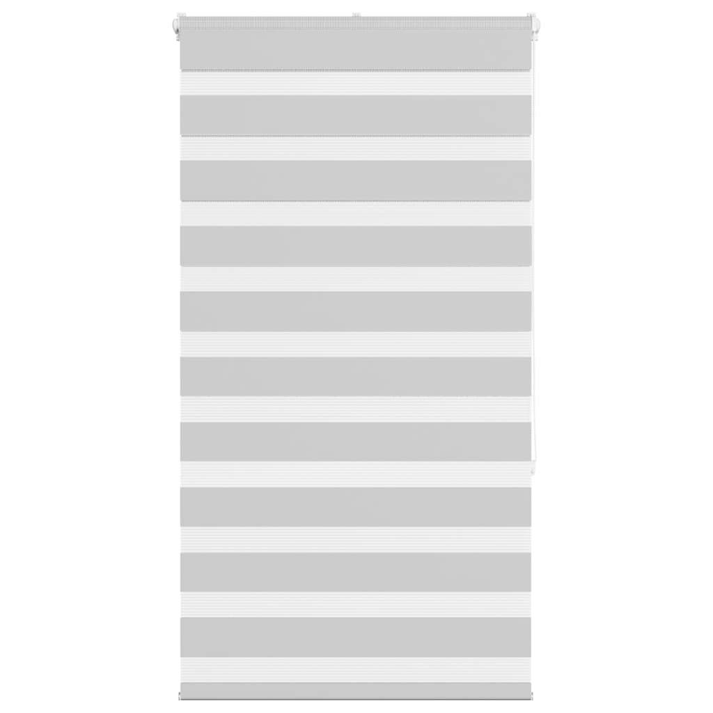 Vidaxl Zebra Rouleau aveugle 80x150 cm Largeur de poussière 75,9 cm gris clair