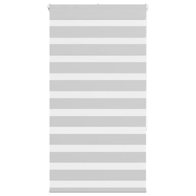 Vidaxl Zebra Rouleau aveugle 85x150 cm Largeur de poussière 80,9 cm gris clair