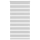 Vidaxl Zebra Rouleau aveugle 85x150 cm Largeur de poussière 80,9 cm gris clair