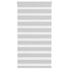 Vidaxl Zebra Rouleau aveugle 90x150 cm Largeur de poussière 85,9 cm Gris clair