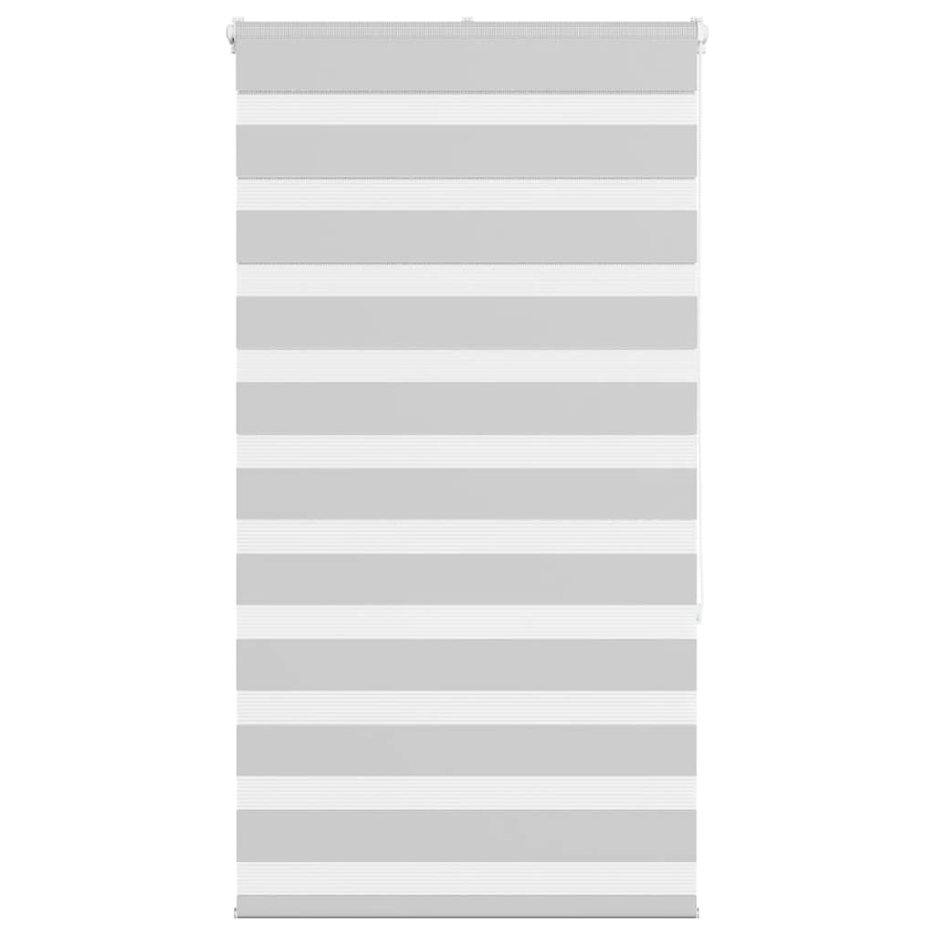 Vidaxl Zebra Rouleau aveugle 90x150 cm Largeur de poussière 85,9 cm Gris clair