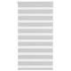 Vidaxl Zebra Rouleau aveugle 90x150 cm Largeur de poussière 85,9 cm Gris clair