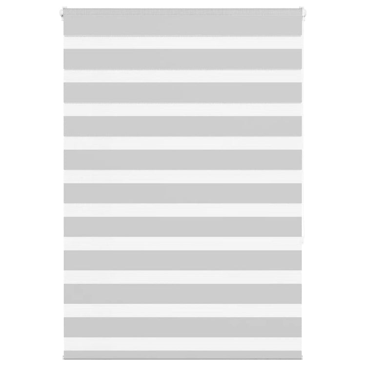 Vidaxl Zebra Rouleau aveugle 95x150 cm Largeur de poussière 90,9 cm Gris clair