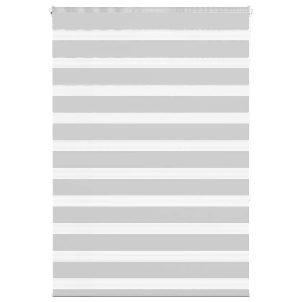 Vidaxl Zebra Rouleau aveugle 105x150 cm Largeur de tissu 100,9 cm gris clair