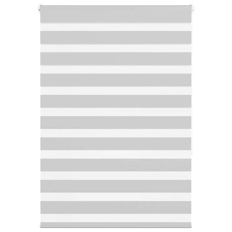 Vidaxl Zebra Rouleau aveugle 105x150 cm Largeur de tissu 100,9 cm gris clair