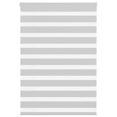 Vidaxl Zebra Rouleau aveugle 115x150 cm Largeur de poussière 110,9 cm Gris clair