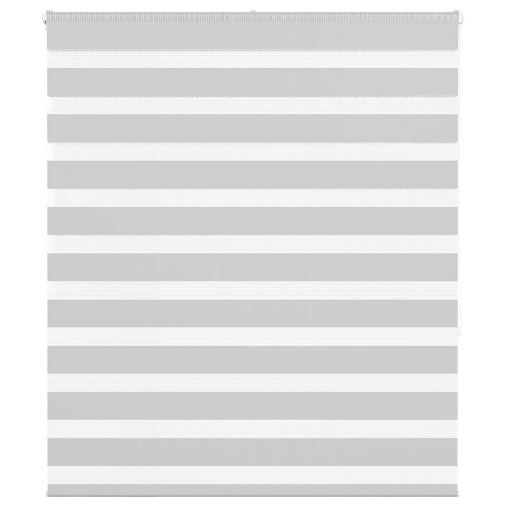 Vidaxl Zebra Rouleau aveugle 120x150 cm Largeur de poussière 115,9 cm Gris clair