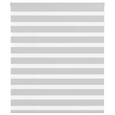 Vidaxl Zebra Rouleau aveugle 120x150 cm Largeur de poussière 115,9 cm Gris clair