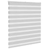 Vidaxl Zebra Rouleau aveugle 120x150 cm Largeur de poussière 115,9 cm Gris clair
