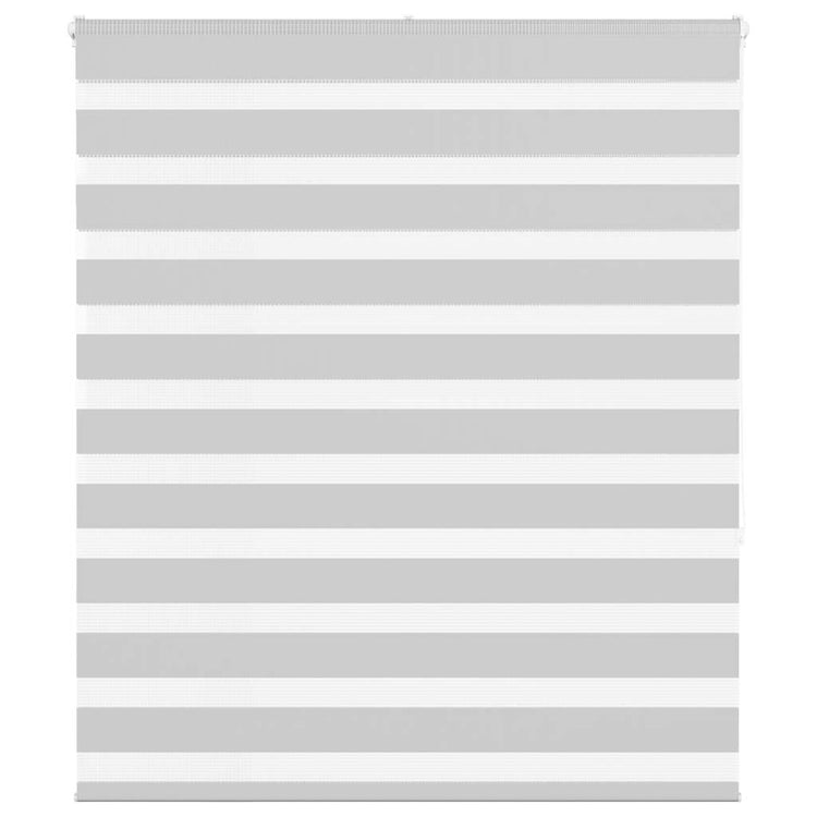 Vidaxl Zebra Rouleau aveugle 105x150 cm Largeur de tissu 100,9 cm gris clair