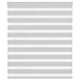 Vidaxl Zebra Rouleau aveugle 130x150 cm Largeur de poussière 125,9 cm Gris clair