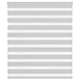Vidaxl Zebra Rouleau aveugle 135x150 cm Largeur de poussière 130,9 cm gris clair