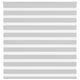 Vidaxl Zebra Rouleau aveugle 140x150 cm Largeur de tissu 135,9 cm Gris clair