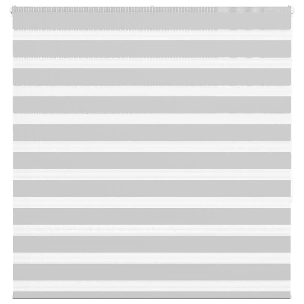 Vidaxl Zebra Rouleau aveugle 145x150 cm Largeur de poussière 140,9 cm Gris clair