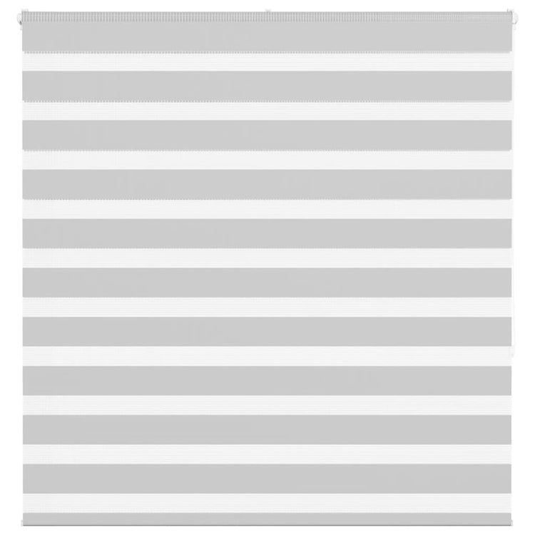 Vidaxl Zebra Rouleau aveugle 145x150 cm Largeur de poussière 140,9 cm Gris clair